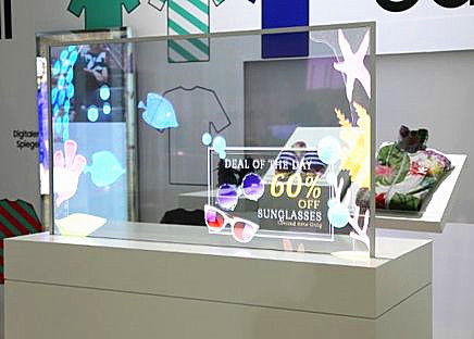 Çin Maystar MS1 Büyük Ölçekli Alışveriş Merkezleri İçin Şeffaf OLED Ekran Tedarikçi