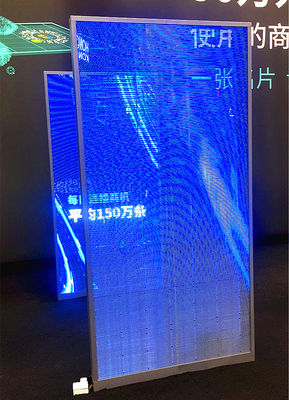 Çin Hafif Şeffaf LED Ekran Kolay Kurulum Serbest Daimi LED Tabelaları Tedarikçi