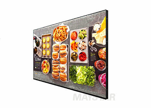 Çin Restoran Yemekhane için 15 ~ 84 inç Dijital Tabela LCD Reklam Görüntüleme Tedarikçi