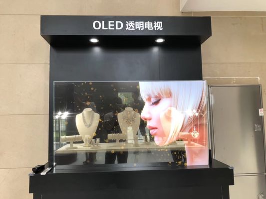 Çin Yüksek Temperli Cam Muhafazalı Hafif Şeffaf OLED Ekran Tedarikçi