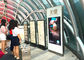 Büyük Dokunmatik Ekran Kiosk Monitör Zemin Standı TFT LCD Panel Dokunmatik Ekran TV Monitörü Tedarikçi