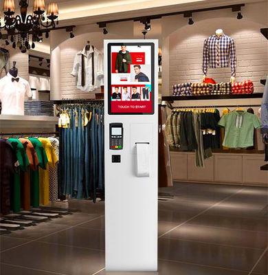 Çin Yüksek Parlaklık Dijital Tabela Totem, 22 inç Dokunmatik Ekran Kiosk Self Servis Makinesi Tedarikçi
