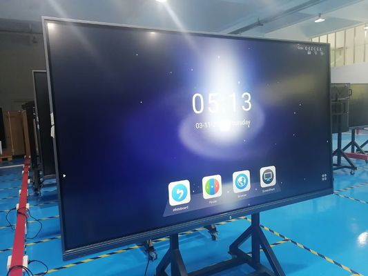 Çin Düz Kızılötesi Ray Akıllı TV Dokunmatik Ekran Kiosk Ekranı 65 inç 98 inç Tedarikçi