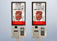 Yazıcı Kartı Okuyucu ile Serbest Daimi Dokunmatik Ekran Reklam Kiosk / Self Servis Kiosk Tedarikçi