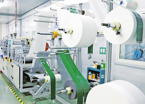 Hassas Tıbbi Maske Yapma Makinesi / Maske Yapma Ekipmanları Düşük Gürültü Tedarikçi